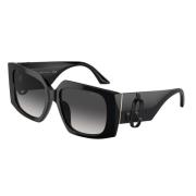 Jimmy Choo Stiliga solglasögon med grå gradientglas Black, Dam
