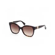 Max Mara Emme3 Solglasögon Brun Gradient Ram Brown, Dam