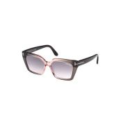 Tom Ford Winona Solglasögon Grå Gradient Multicolor, Dam