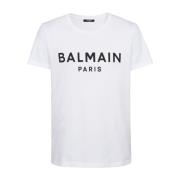 Balmain Paris T-shirt White, Herr