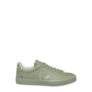 Veja Kromfria Lädersneakers Green, Dam