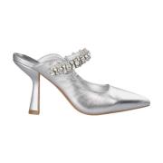 Alma EN Pena Kristall Slingback Sko Gray, Dam