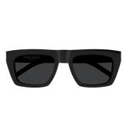 Saint Laurent Klassiska fyrkantiga solglasögon SL M131 001 Black, Unis...