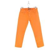 Ralph Lauren Pre-owned Pre-owned Bomull jeans Orange, Dam