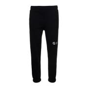 Givenchy Svarta Joggingbyxor med Kontrasterande Bokstavstryck Black, H...