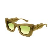 Gucci Brun Grön Solglasögon Gg1552S Brown, Dam