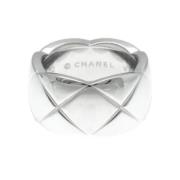 Chanel Vintage Pre-owned Vitt guld chanel-smycken White, Dam