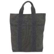 Hermès Vintage Pre-owned Canvas totevskor Gray, Dam