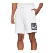 Emporio Armani EA7 Herr Bermuda Shorts White, Herr