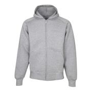 Autry Grå Hoodie i Bomull Aw24 Gray, Herr