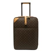 Louis Vuitton Vintage Pre-owned Laeder resvskor Brown, Dam