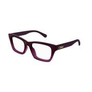 Chloé Burgundy Solglasögon Modell 007 Purple, Unisex