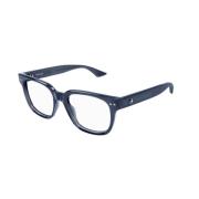 Montblanc Blå Stilfull Glasögon Blue, Unisex