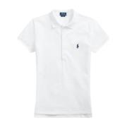 Ralph Lauren Vit Polo T-shirts och Polos White, Dam
