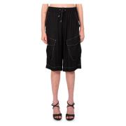 Pinko Cargo Shorts för Män Black, Dam