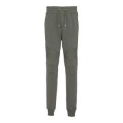 Balmain Flocked Pari jogger Green, Herr