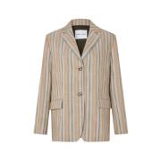 Samsøe Samsøe Elegant Blazer med Axelvaddar Multicolor, Herr