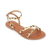 Les Tropeziennes Flat Sandals Brown, Dam