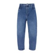 Studio Nicholson Klassiska Denim Jeans för Vardagsbruk Blue, Herr