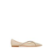 Jimmy Choo Eleganta Ballerine Skor för Kvinnor Pink, Dam