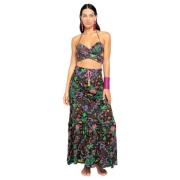 4Giveness Amazonia Rich Blommig Kjol Cover Up Multicolor, Dam