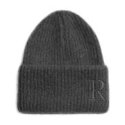 Rodebjer Svart Alpacka Beanie Mössa Black, Dam