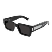 Saint Laurent Rektangulära solglasögon Black, Unisex