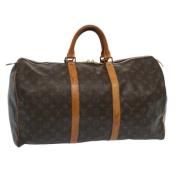 Louis Vuitton Vintage Pre-owned Canvas handvskor Brown, Dam