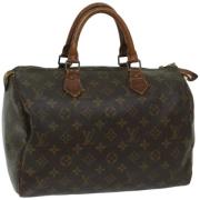 Louis Vuitton Vintage Pre-owned Canvas handvskor Brown, Dam