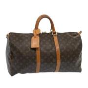 Louis Vuitton Vintage Pre-owned Canvas handvskor Brown, Dam