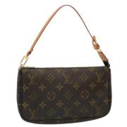 Louis Vuitton Vintage Pre-owned Canvas kuvertvskor Brown, Dam