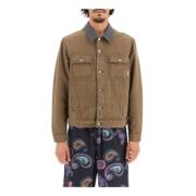 Rassvet Baktryck Utility Jacka Brown, Herr