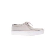 Clarks Vita Wallabee Cup båtskor White, Herr