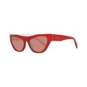 Emilio Pucci Röda Cat Eye Solglasögon med UV-skydd Red, Dam