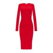 Max Mara Perforerad klänning `Comica` Red, Dam