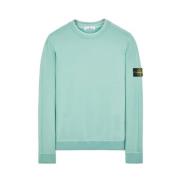 Stone Island Ljusgrön Crewneck Sweatshirt Green, Herr