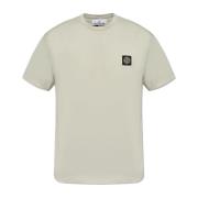 Stone Island T-shirt med logopatch Gray, Herr