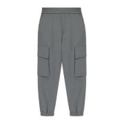 Balmain Byxor med fickor Gray, Herr