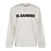 Jil Sander Herr Porslin T-shirt & Polo White, Herr