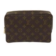 Louis Vuitton Vintage Pre-owned Canvas kuvertvskor Brown, Dam