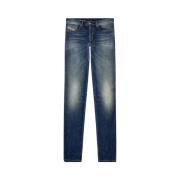 Diesel Klassiska Denim Jeans för vardagsbruk Blue, Herr