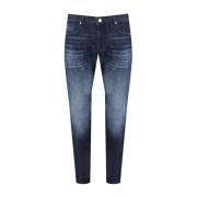 Emporio Armani Klassiska Denim Jeans för Vardagsbruk Blue, Herr
