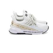 Versace Vita Sneakers med Guldlogga White, Dam