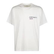 Carhartt Wip Gelato T-shirt Vit Logo Print White, Herr