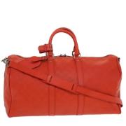 Louis Vuitton Vintage Pre-owned Laeder resvskor Red, Dam