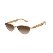 Emporio Armani Guld Brun Gradient Solglasögon Ea2153 Yellow, Dam