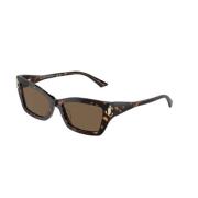 Jimmy Choo Stiliga Solglasögon Bruna Mörka Linser Brown, Unisex