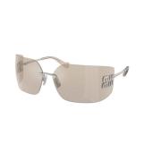 Miu Miu Silverram Solglasögon Gray, Unisex