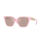 Versace Rosa Pink Mirror Solglasögon Pink, Dam