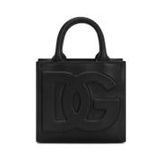 Dolce & Gabbana Daily Leather Tote Bag Black, Dam